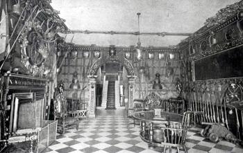 interior of Ickwell Bury around 1900 [Z50/16/125]